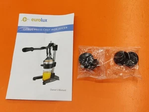⭐️⭐️⭐️⭐️⭐️ OEM Suction Feet & Manual for Eurolux Cast Iron Citrus Press Juicer - Picture 1 of 2