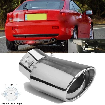 For Toyota Celica 2000-2005 Exhaust Pipe Tip Rear Tail Throat Muffler Steel - Imagem 1 de 4