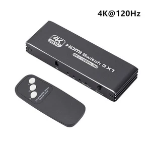 4K120Hz/60Hz HDMI-kompatibel 2.0 3-IN-1 Out Umschalter Splitter robuster Umschalter - Bild 1 von 8