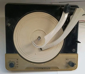 Mesa giratoria Columbia vintage modelo 527? 4 velocidades 16 33 45 S-78 estado de funcionamiento  - Imagen 1 de 15