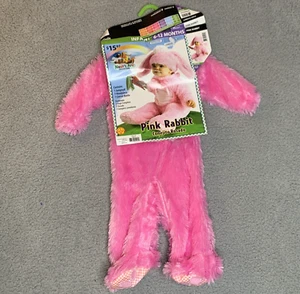*RUBIE'S PINK EASTER BUNNY RABBIT HALLOWEEN COSTUME* INFANT SIZE 6- 12 MONTHS * - Picture 1 of 2
