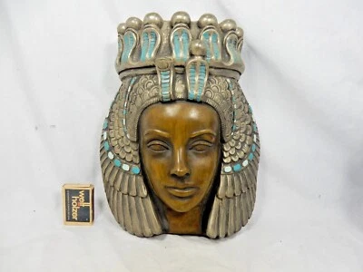 Schöne ACHATIT Wandmaske wall mask Werkstätten H. Schirmer Queen Beauty 26 cm - Image 1 of 4