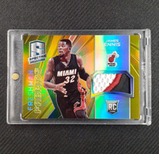 2014-15 Panini Select #29 James Ennis RC Freshman Fabrics 08/10 Gold Prizm SSP!
