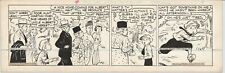 Edwina Dumm Cap Stubbs Tippie Orig Ink Daily Comic Strip Art signed 1946 8-501