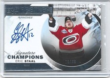 2015/16 UPPER DECK PREMIER ERIC STAAL SIGNATURE CHAMPIONS AUTO CARD #SC-ES #d/49
