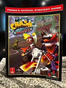 Crash Bandicoot: Warped Prima Official Strategy Guide 1998 Sony Playstation PS1 - Picture 1 of 2