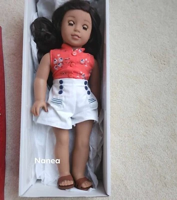 18" American Girl Doll Nanea Mitchell released in 2017 new in box - Image 1 of 4
