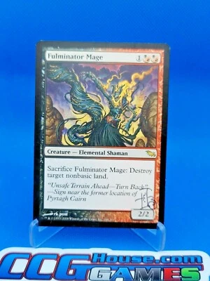 Fulminator Mage - Shadowmoor SIGNED by RK Post Magic MTG (D) *CCGHouse* - Image 1 of 4