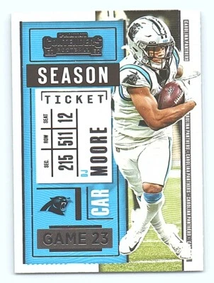 2020 Panini Contenders #89 DJ Moore - Image 1 of 2