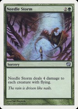 FOIL Needle Storm | MtG Magic 9th Edition | English | Near Mint