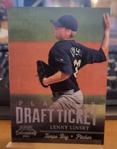 2011 Playoff Contenders Draft Ticket Playoff Ticket Lenny Linsky DT3 68/99