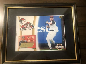 2003 UPPER DECK UD AUTHENTICS AUSTIN KEARNS AUTOGRAPHED CARD /300 FRAMED 17X14 - Picture 1 of 4