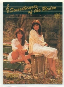TRADING CARD -INSERT CARD -THE SWEETHEARTS OF THE RODEO #3 -1992 -COLLECT-A-CARD - Picture 1 of 2