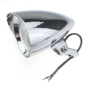 4.5" Headlight Amber Motorcycle Chrome Fit For Harley Dyna Wide Glide - Bild 1 von 15