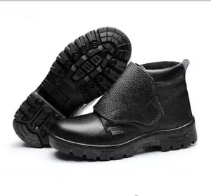 Men's Welder Shoes Slip Resistant Steel Toe Welding Boots Work Safety Shoes New - Picture 1 of 12