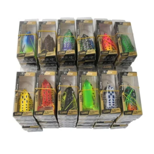 60Pcs Hollow Body Frog Fishing Lures Topwater Kit 5.5cm With Box 12 Colors - Picture 1 of 10