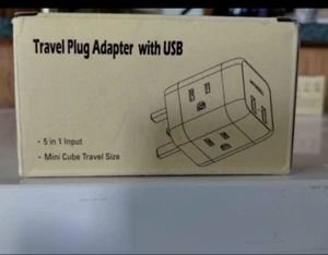 Reisestecker Adapter mit USB für Großbritannien (UK) - Bild 1 von 4