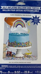 Over The Rainbow Self-inflating Balloon Cake Topper - Picture 1 of 2