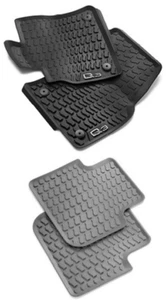 Genuine Audi Q3 2019 onwards Rubber Mats. - Picture 1 of 3