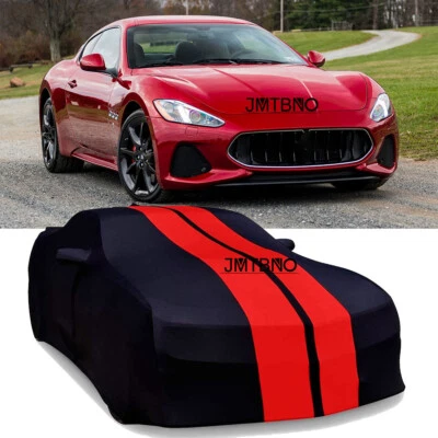 For Maserati GranTurismo Full Car Cover Satin Stretch Scratch Dustproof Protect  - Image 1 of 4