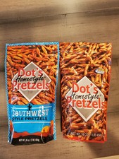 Dot's New Southwest Style Flavor Pretzels + Original!! (2) 16oz Bags!