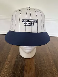 Gorra ajustable vintage de club de campo de golf Wade Hampton para hombre a rayas blancas rara - Imagen 1 de 9