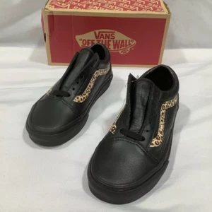 Size 6 Women's (4.5 M) Vans Old Skool Animal Black Autumn 721278 Lace Up Sneaker - Picture 1 of 8