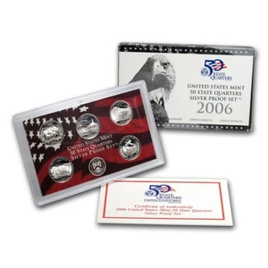 (1) 2006 S United States SILVER State Quarter Proof Set in Original Box w/ COA - Picture 1 of 1