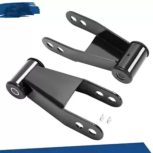 1"- 2" Rear Drop Lowering Shackles Adjustable Leveling For 73-96 Ford F150 F100 - Foto 1 di 18