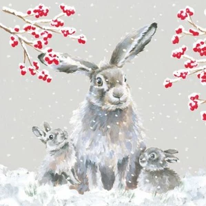 Wrendale Designs Snowfall Boxed Christmas Cards - Luxury Christmas Cards - Picture 1 of 1