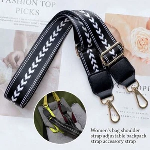 Wide Handbag Belt Adjustable Shoulder Bag Strap Fashion Bag Strap - Picture 1 of 22