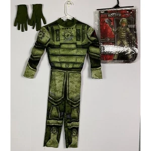 Operation Rapid Strike Red Sector Foot Soldier Classic Muscle Boys Costume Small - Picture 1 of 5