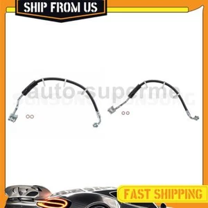 For 1994-1996 Ford E-150 Econoline Club Wagon 5.0L 2x Brake Hose Line Front - Picture 1 of 10