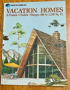 VINTAGE Home Planners, Inc Book - Vacation Homes - 1986 Edition - 223 Home Plans - Picture 1 of 4