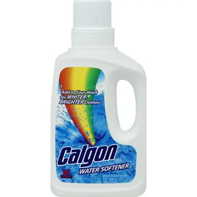 Calgon Water Softener, 32oz Bottle, Laundry Detergent Booster - Free Shipping