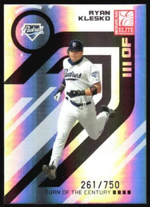 2005 Donruss Elite Ryal Klesko #120 Turn of the Century #'d /750 Padres - Picture 1 of 2