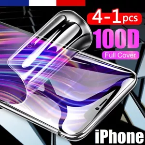 ✅Film Protection Écran Hydrogel iPhone 16 15 14 SE 13 12 Mini 11 Pro Max X 8 - Imagen 1 de 14