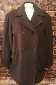 Chaqueta de Mujer Bromley Mezcla de Lana Nueva con Etiquetas Talla 6 Invierno Marrón - Imagen 1 de 12