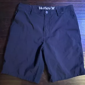 Pantalones cortos Dri Board Hurley para hombre repelentes al agua de secado rápido talla 31 negros H20 - Imagen 1 de 4