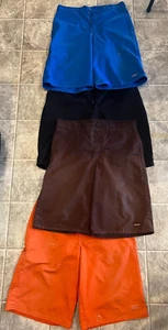 Men's Dickies & Burnside Cargo pocket Loose Fit USED (4) Shorts Size 34 waist - Picture 1 of 5