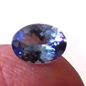 7.5 x 5.5 mm. Natural Tanzanite Gemstone AMAZING Colour and Quality Tanzanite - Picture 1 of 3
