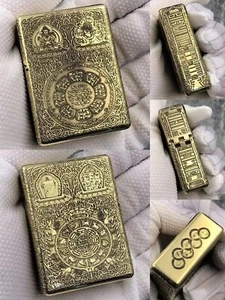 ZORRO 912S poliertes Messing versiegelt winddicht Feuerzeug - 210g Etui & strapazierfähige Rüstung - Bild 1 von 1