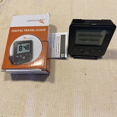 Digital Travel Alarm Clock - No Bells, No Whistles, Simple - Image 1 of 2