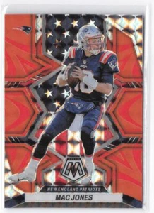 2022 Panini Mosaic Mac Jones #266 Mosaic Reactive Orange Prizm - Picture 1 of 2
