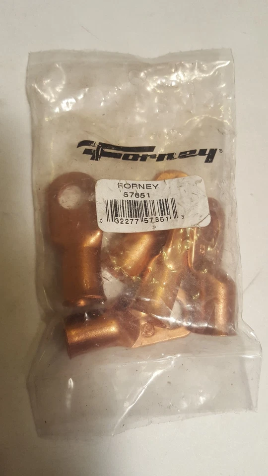 Terminal de cable de cobre Forney 5/pk 57651 Foto 1 de 2