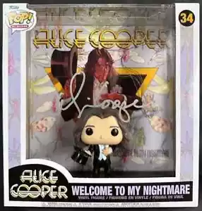 Alice Cooper Signed Welcome To My Nightmare #34 Funko Pop! (Beckett) - Picture 1 of 5