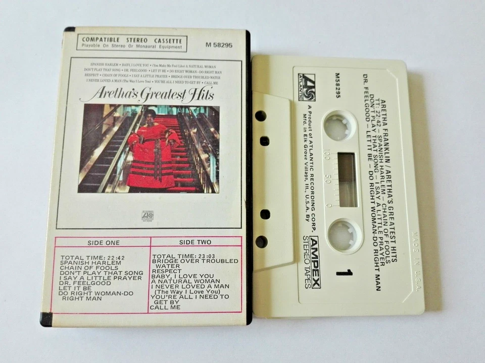 Aretha Franklin - Aretha's Greatest hits;Orig.Cass.Compil. 1971 ; sehr gut - Bild 1 von 1
