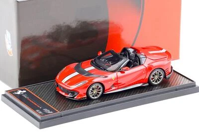 1:43 BBR Ferrari 812 Competizione A Rosso Corsa 322 / Argento Righe - Limitato - Immagine 1 di 3