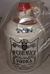 MCCORMICK "DISTILLED FROM.GRAIN VODKA" jug with cork. - Picture 1 of 1