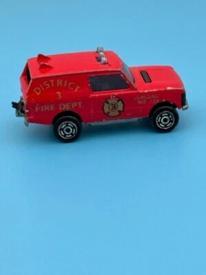 Range Rover District Fire Dept Majorette, cod. N ° 246, échelle 1/60 - Photo 1/4
